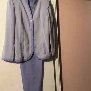 Elegant Periwinkle and Lavender Women's 3-Piece Suit